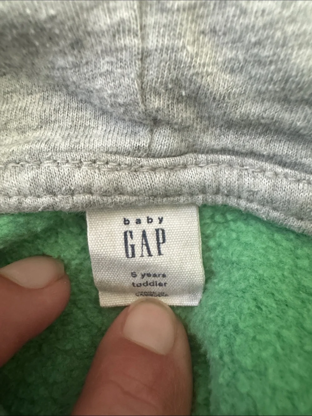 GAP Kids Mint Green Hooded Sweatshirt